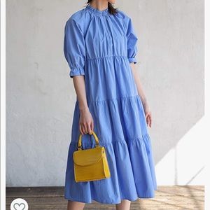 Asahina_aya Amazon the drop dress in cornflower blue